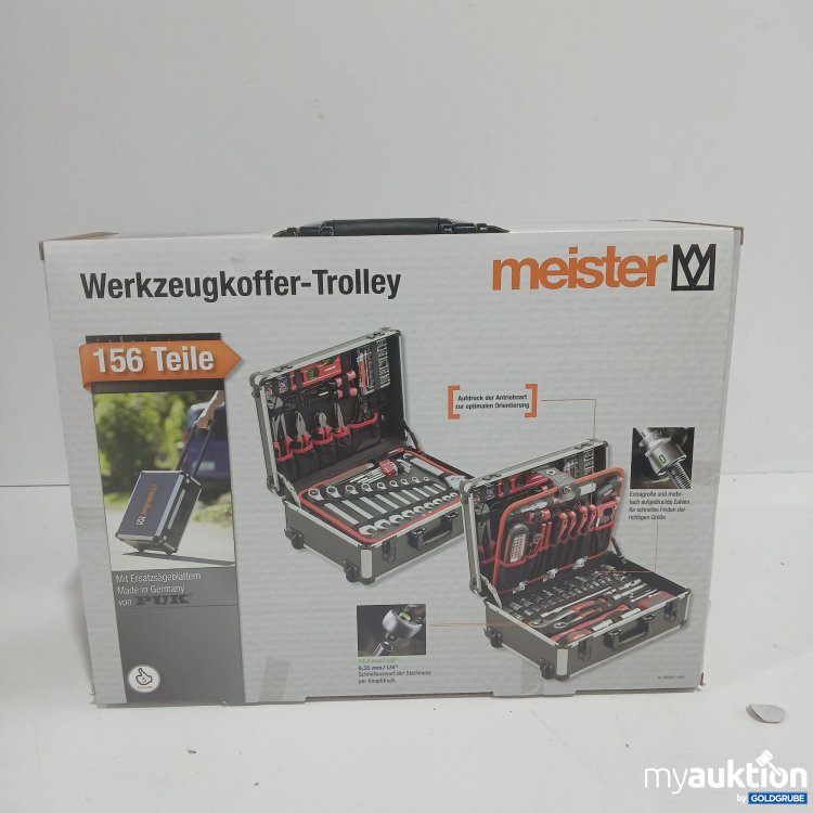 Artikel Nr. 972217: Meister Werkzeugkoffer-Trolley 156Teile 