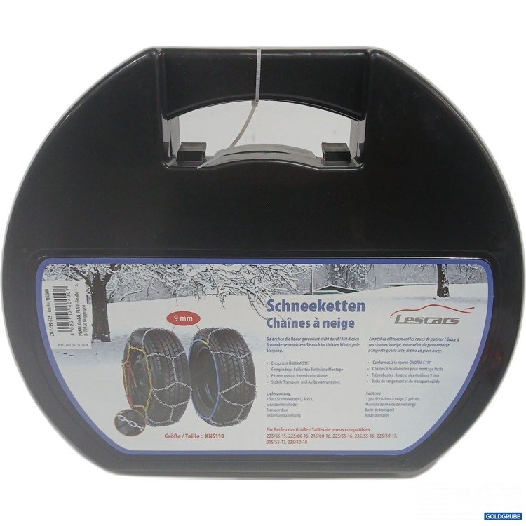 Artikel Nr. 446218 Artikel Nr. 446218: Lescars Schneeketten 9mm KNS110