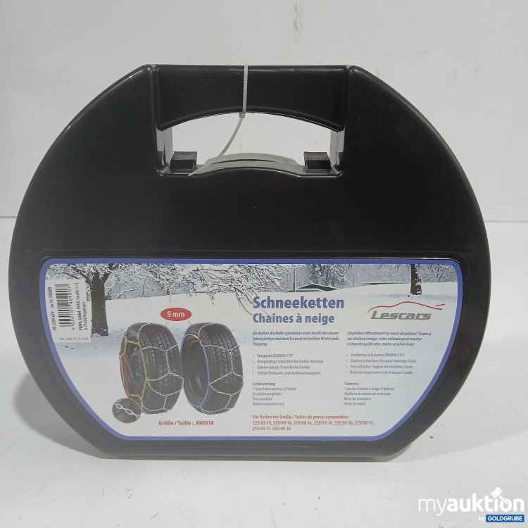 Artikel Nr. 446218 Artikel Nr. 446218: Lescars Schneeketten 9mm KNS110