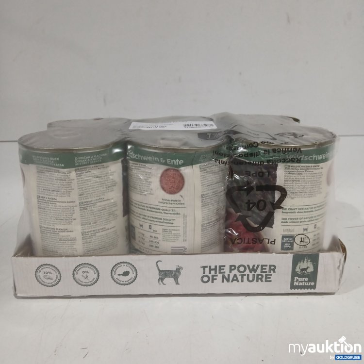 Artikel Nr. 463218: Pure Nature Hundefutter Wildschwein & Ente 6x400g 