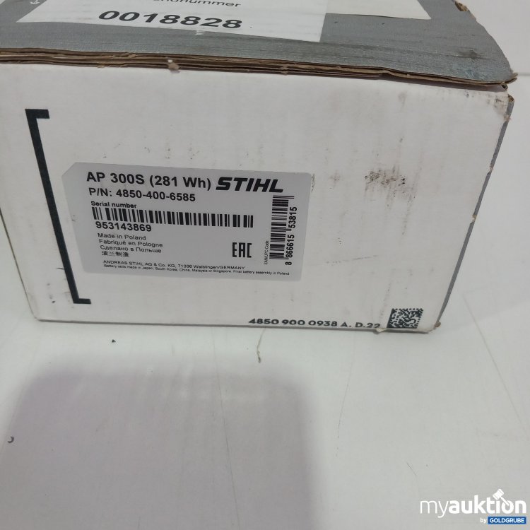 Artikel Nr. 521218 Artikel Nr. 521218: Stihl Akku AP300 S , 36V