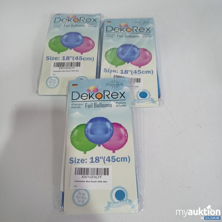 Artikel Nr. 822218 Artikel Nr. 822218: DekoRex Foil Ballons 18"
