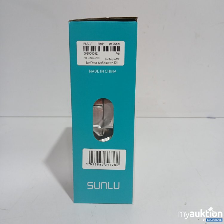 Artikel Nr. 888218: Sunlu 3D Printing Filament 1,75mm 1kg Black 