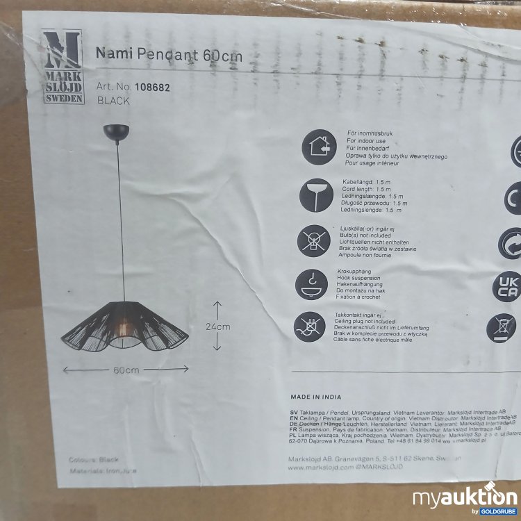 Artikel Nr. 905218: Mark Slöjd Nami Pendant 60cm 108682