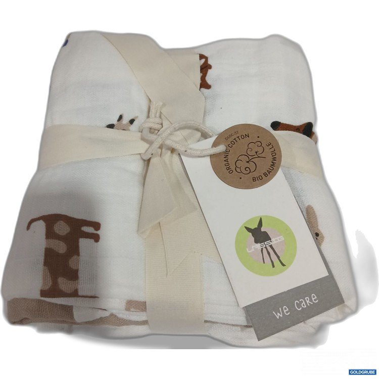 Artikel Nr. 914218: Muslin Swaddle & Burp Blanket 3pcs 60x60cm 