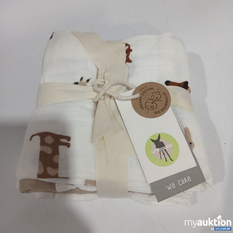 Artikel Nr. 914218: Muslin Swaddle & Burp Blanket 3pcs 60x60cm 