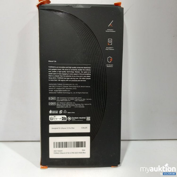 Artikel Nr. 917218: TORRAS UPRO CASE iPhone 15 Pro Max, Hülle blau