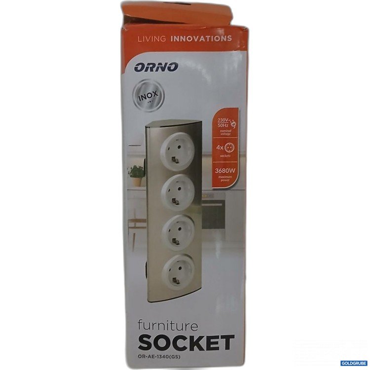 Artikel Nr. 921218: ORNO furniture SOCKET OR-AE-1340(GS) 230V 3680W