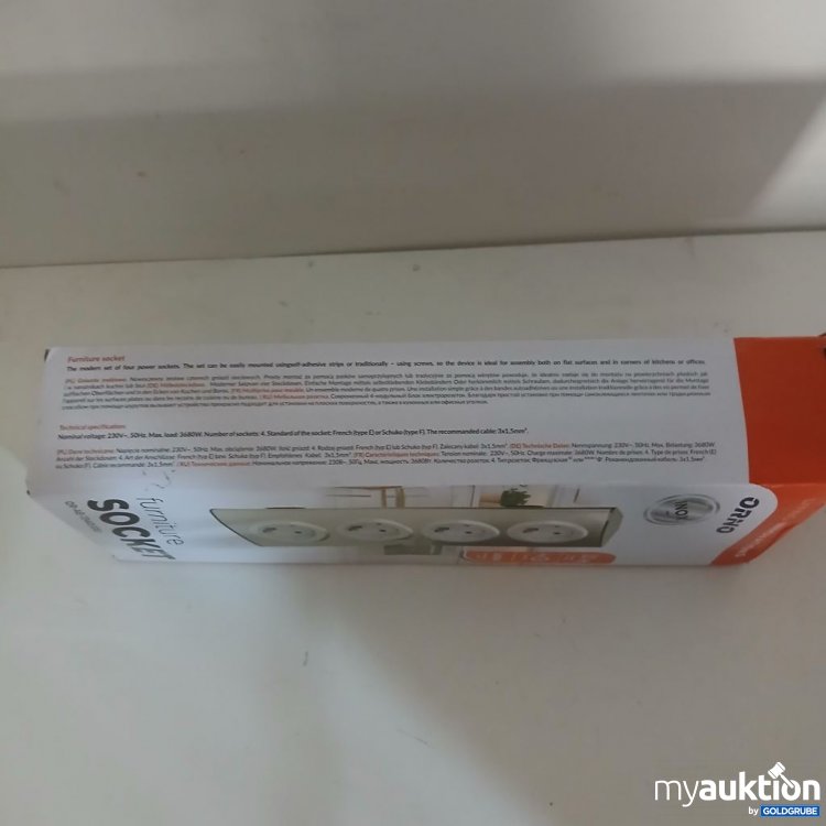 Artikel Nr. 921218: ORNO furniture SOCKET OR-AE-1340(GS) 230V 3680W