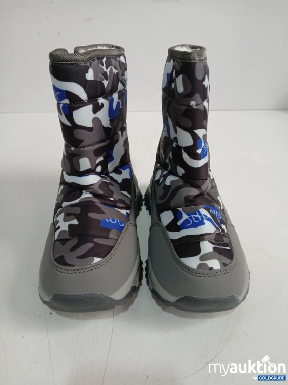 Artikel Nr. 932218: SPORT Stiefel Camouflage Grau Blau Weiß größe 37