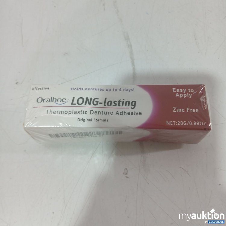 Artikel Nr. 989218 Artikel Nr. 989218: Oralhoe Long-Lasting Thermoplastic Denture Adhesive 28g