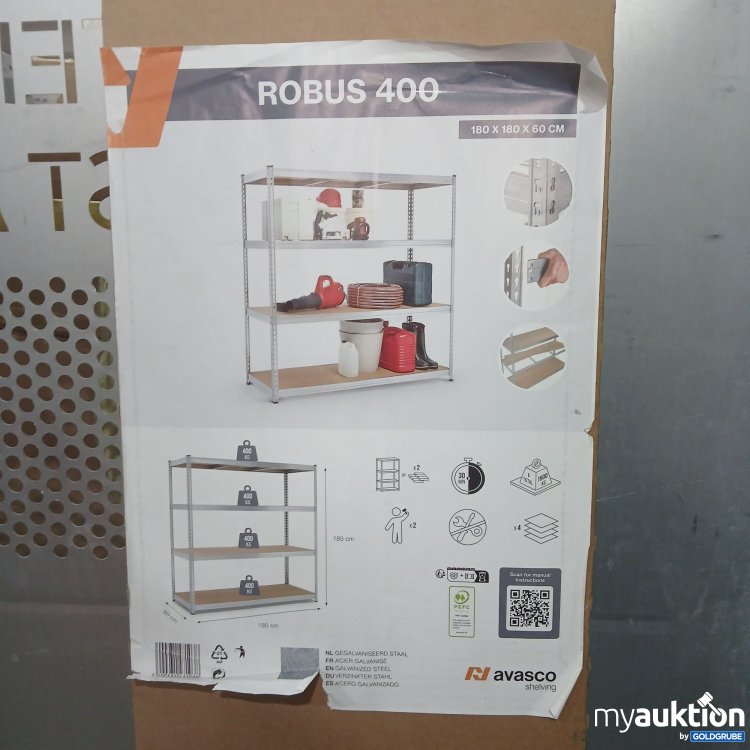 Artikel Nr. 443219: Robus400 Schwerlast Regal 180x180x60cm 