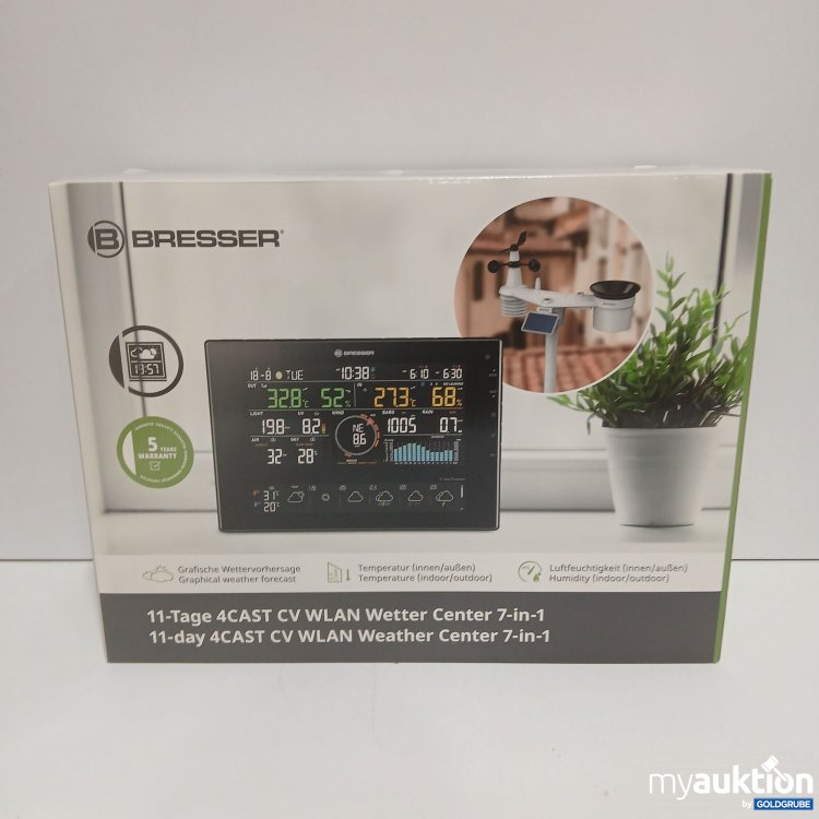 Artikel Nr. 815219: Bresser 11-Tage 4Cats CV WLAN Wetter Center 7in1