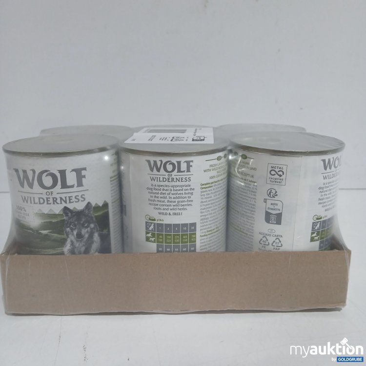 Artikel Nr. 873219: Wolf of Wilderness Hundefutter Lamm&Huhn 6x400g