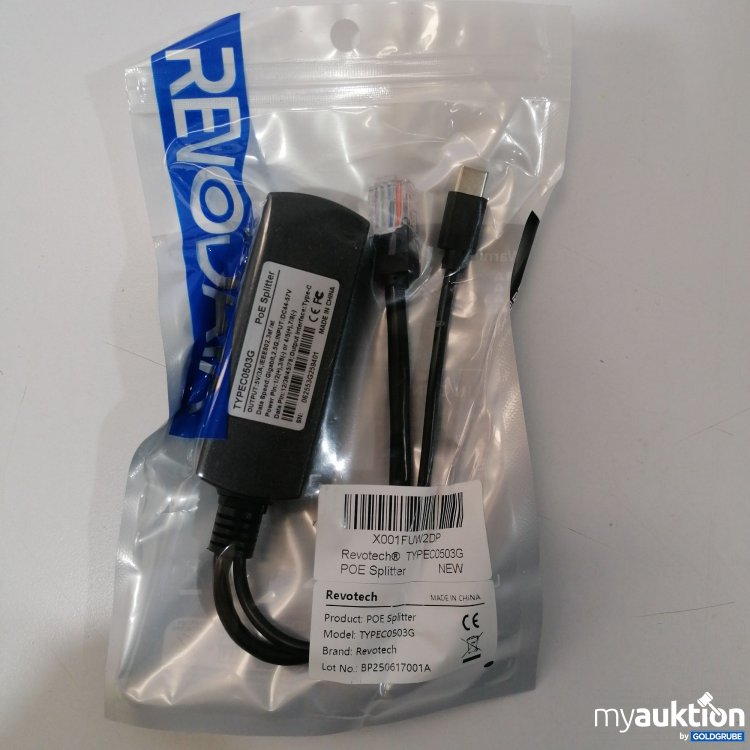 Artikel Nr. 896219: Revotech POE Splitter TYPEC0503G