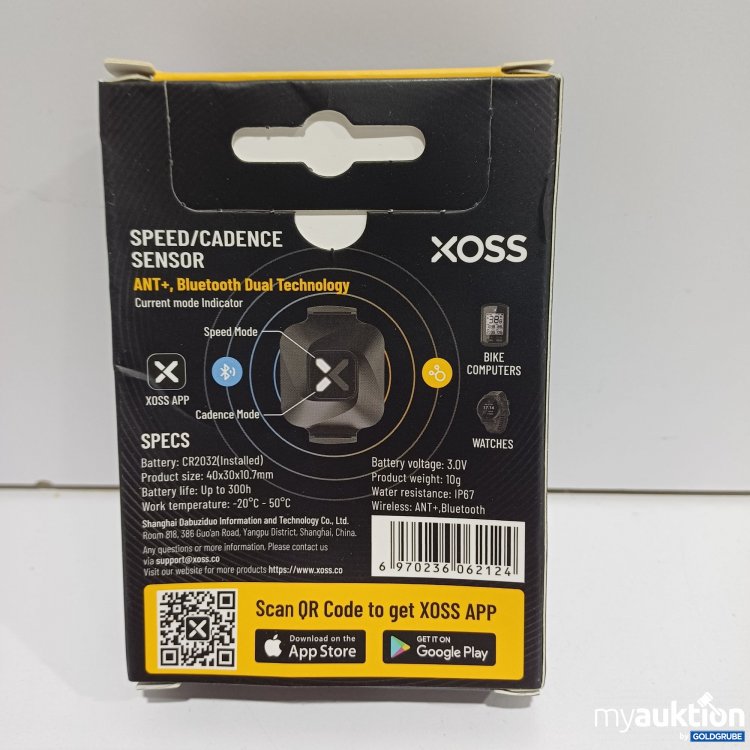 Artikel Nr. 899219: XOSS Vortex Geschwindigkeits-/Trittfrequenzsensor