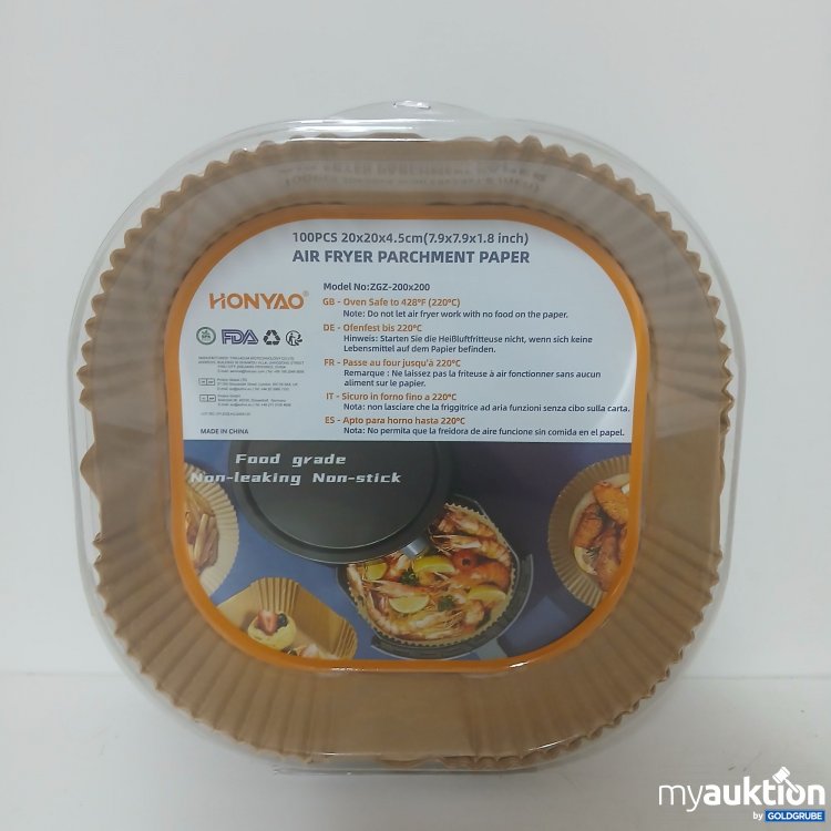 Artikel Nr. 900219 Artikel Nr. 900219: Honyao Air Fryer Parchment Paper 100 Stück