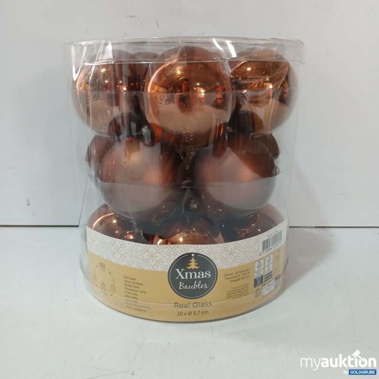 Artikel Nr. 930219 Artikel Nr. 930219: Xmas Bubles Real Glass 15x5.7cm