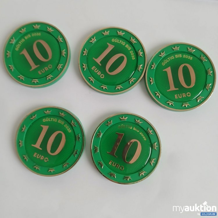 Artikel Nr. 952219 Artikel Nr. 952219: Palmers Geschenksmünze Wert 5x10€