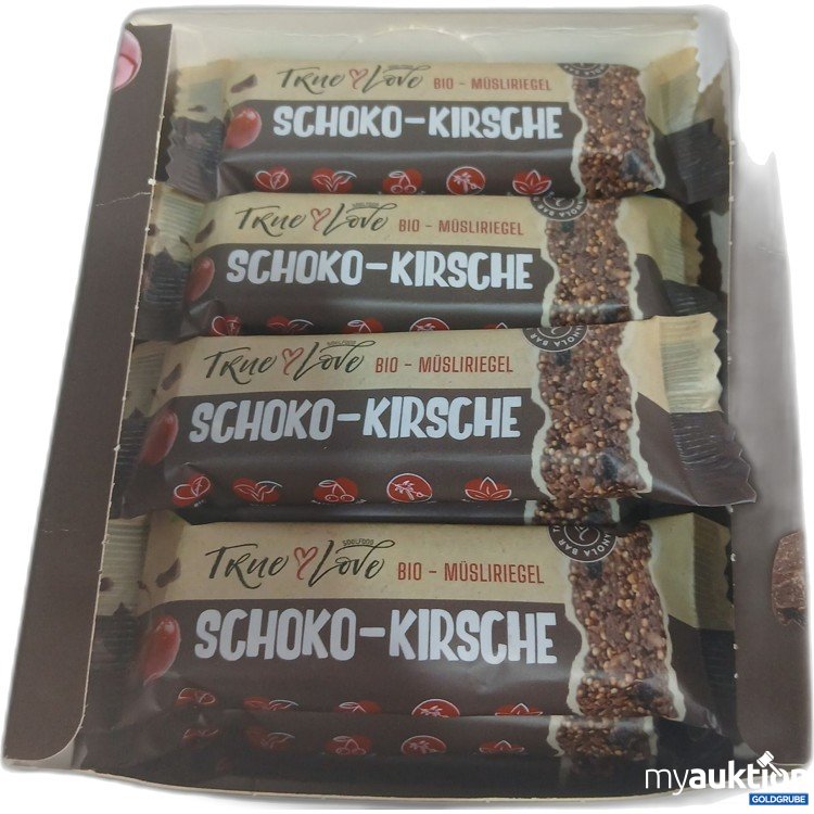 Artikel Nr. 979219 Artikel Nr. 979219: True Love Bio Müsli Riegel Schoko-Kirsche 12x36g
