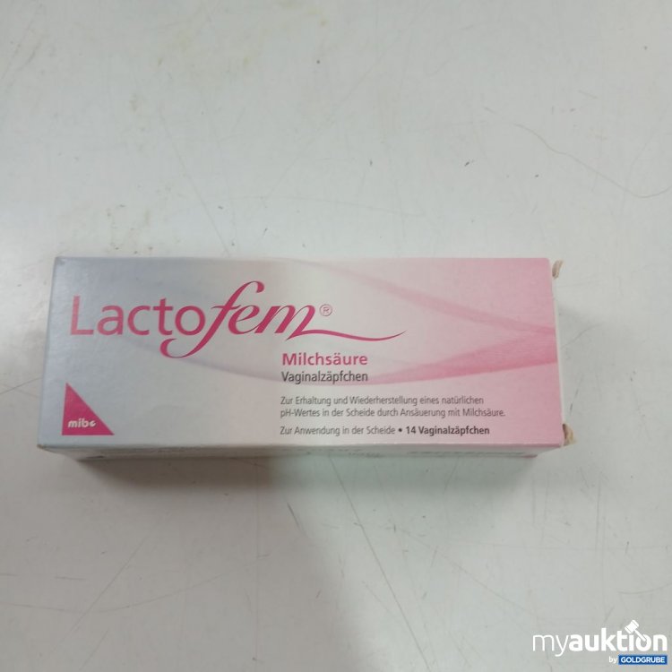 Artikel Nr. 987219: Lactofem Milchsäure Vaginalzäpfchen 14 Stück