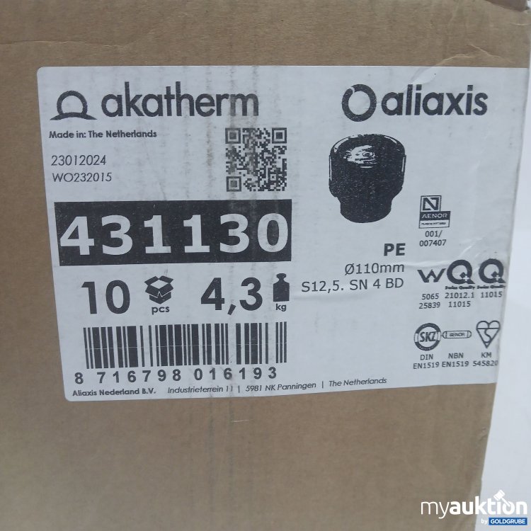Artikel Nr. 445220 Artikel Nr. 445220: Akatherm Aliaxis 10Stk 431130 ø110mm