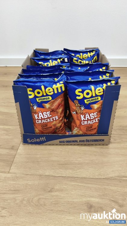 Artikel Nr. 450220 Artikel Nr. 450220: Soletti intense Käse Crackets Chili Cheese 100g