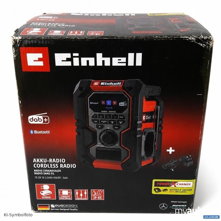 Artikel Nr. 466220: Einhell Akku-Radio TE-CR 18 l i DAB+/FM/BT Solo