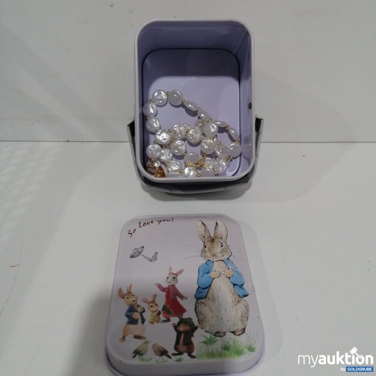 Artikel Nr. 850220 Artikel Nr. 850220: Schmuckkette mit Kleiner Metalldose "Hase"