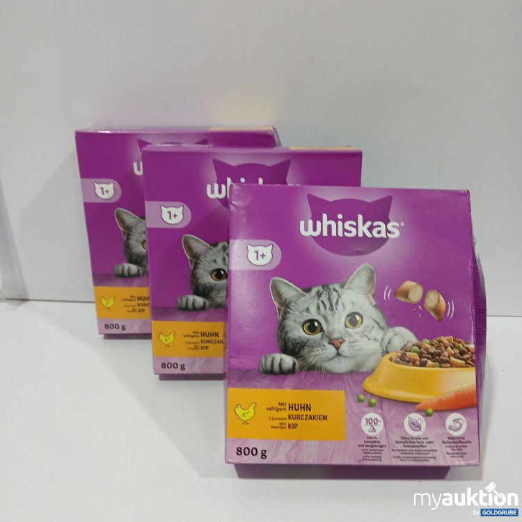 Artikel Nr. 867220: Whiskas Trockenfutter 3x800g 