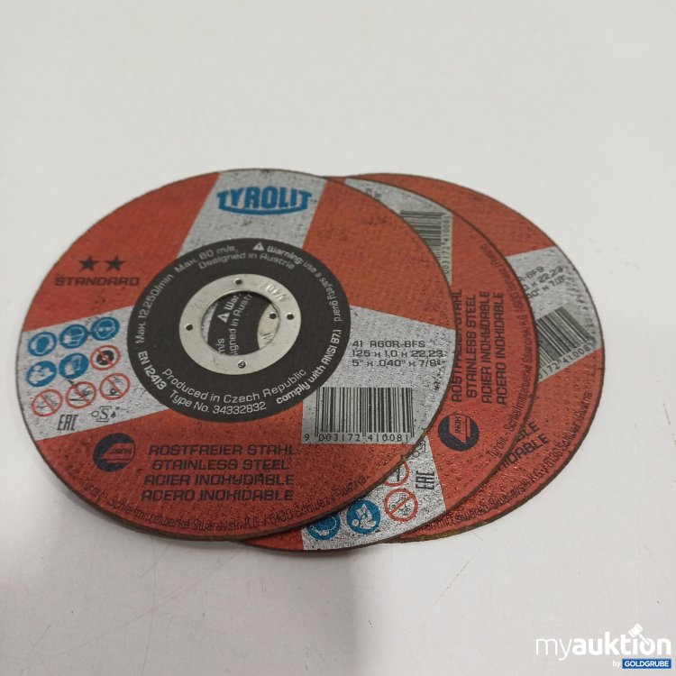 Artikel Nr. 899220: Tyrolit Standard Trennscheibe 3Stk.