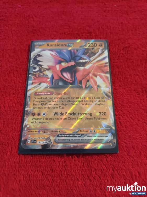 Artikel Nr. 907220 Artikel Nr. 907220: Pokemon Karte