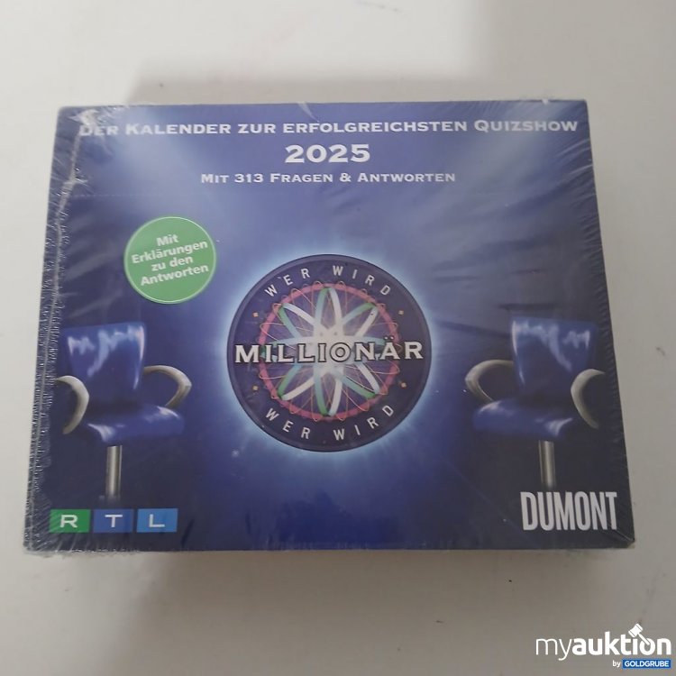 Artikel Nr. 912220: Millionär Kalender 2025
