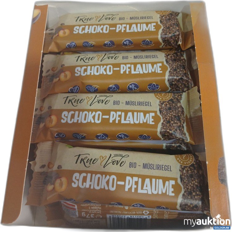 Artikel Nr. 979220: True Love Bio Müsliriegel Schoko-Pflaume 12x37g