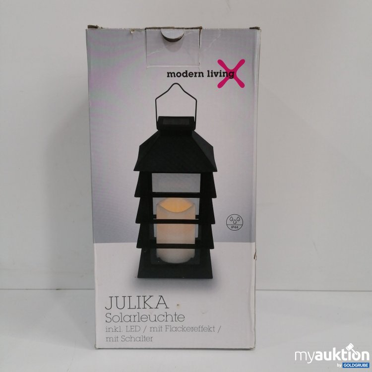 Artikel Nr. 399221: Modern Living Julika Solarleuchte inkl LED mit Flackereffekt 34x28x14cm