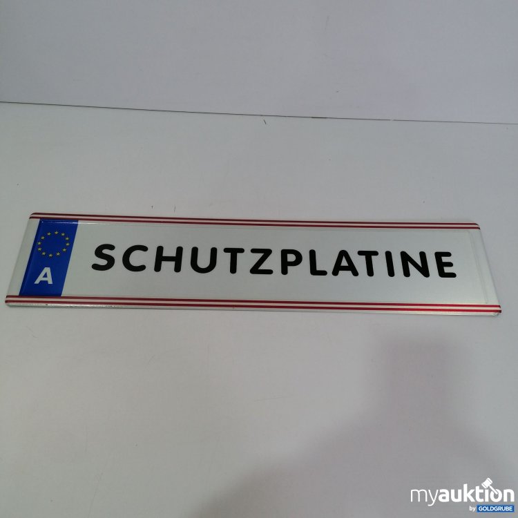 Artikel Nr. 792221 Artikel Nr. 792221: Nummernschild "Schutzplatine"