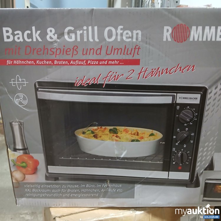 Artikel Nr. 815221: Rommelsbacher Back&Grill Ofen BG 1805/E