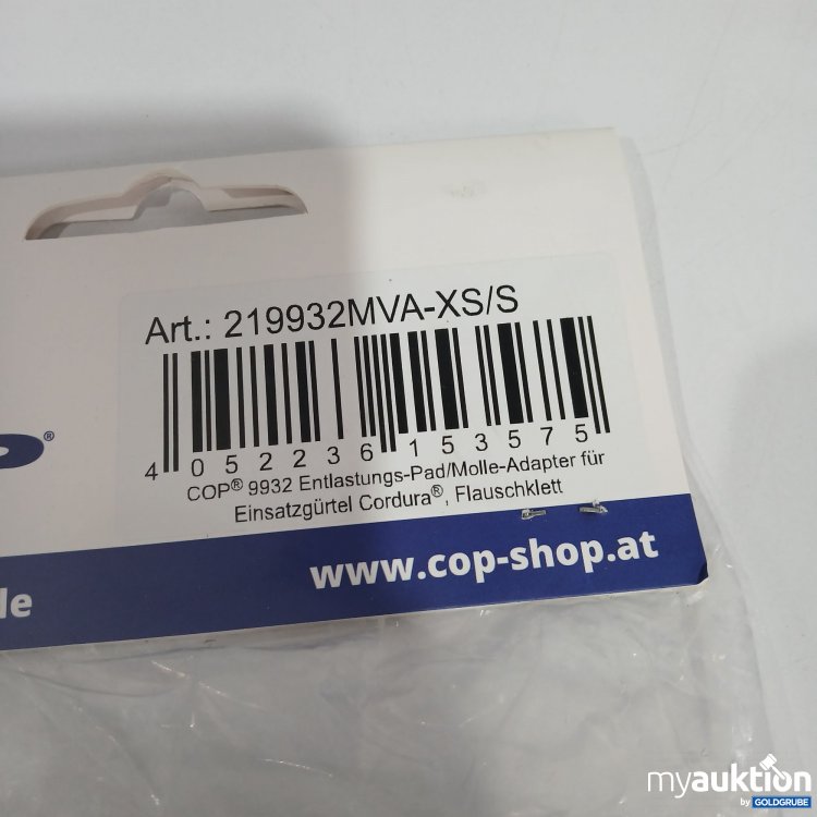 Artikel Nr. 818221 Artikel Nr. 818221: COP Entlastungs-Pad / Molle-Adapter für Einsatzgürtel Cordura Flauschklett