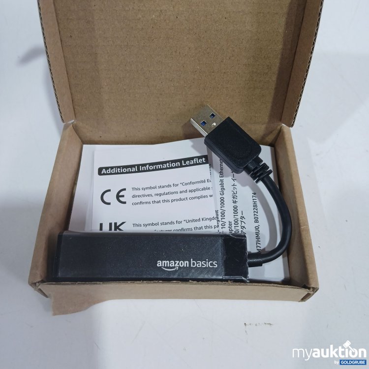 Artikel Nr. 821221 Artikel Nr. 821221: Amazon basics USB3.0 to 10/100/1000GB Internet Adapter