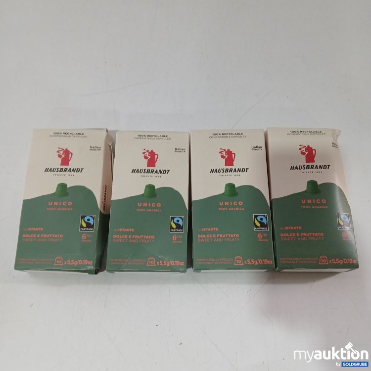 Artikel Nr. 922221 Artikel Nr. 922221: Hausbrandt Unico 100% Arabica Kaffee Kapseln 4×55g