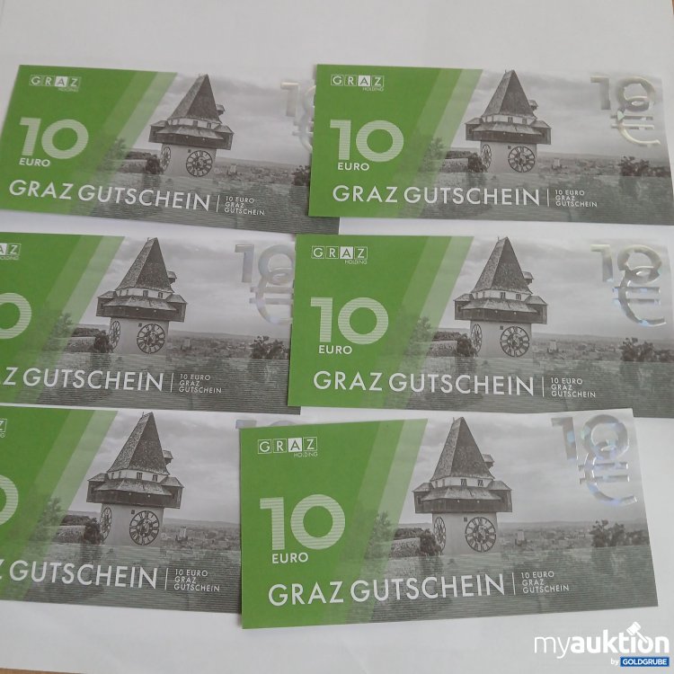 Artikel Nr. 952221 Artikel Nr. 952221: Graz Gutschein 6x10€