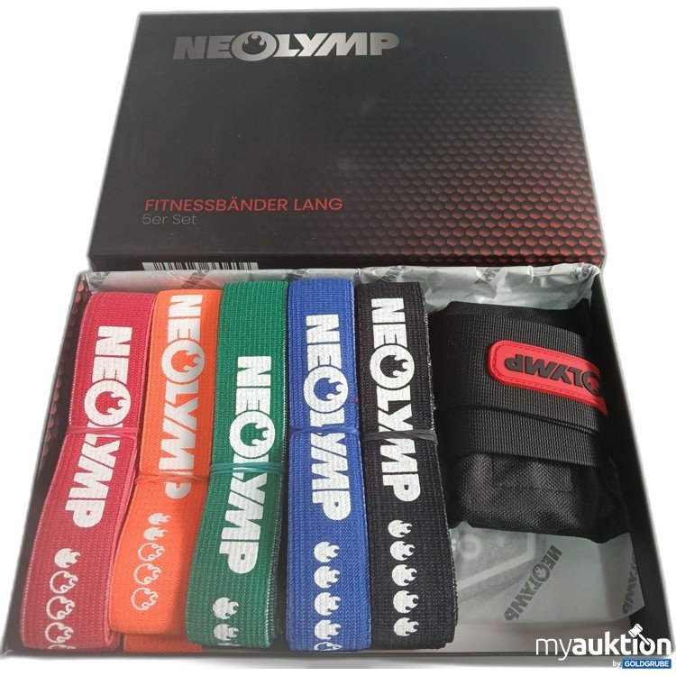 Artikel Nr. 964221: Neolymp Fitnessbänder lang 5er Set 
