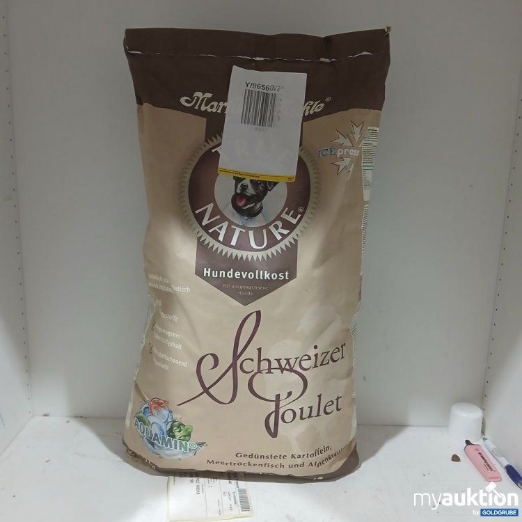 Artikel Nr. 971221: Nature Hundevollkost Schweizer Poulet 15Kg