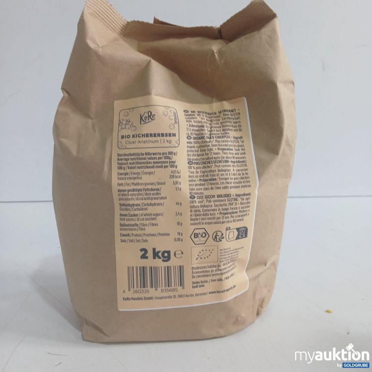 Artikel Nr. 985221: Koro Bio Kichererbsen 2kg 