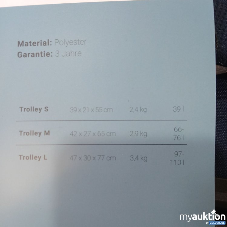 Artikel Nr. 440222: Stratic Koffer Set 3teilig navy blue S,M,L