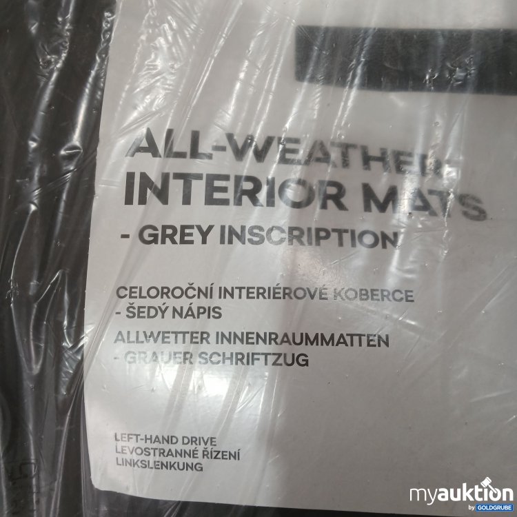 Artikel Nr. 461222: Skoda All-Weather Interior Mats grey Inscription Octavia(NX) linkslenkung 
