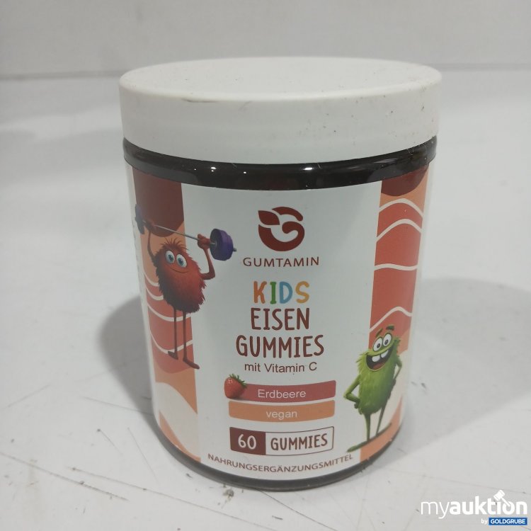 Artikel Nr. 477222: GUMTAMIN Kids Eisen Gummies Erdbeere 60Stk