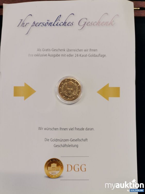Artikel Nr. 779222: DGG 24 Karat Goldauflage Vaticano