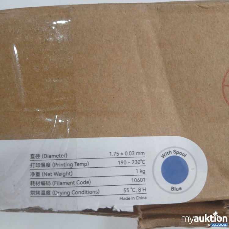 Artikel Nr. 444223 Artikel Nr. 444223: Bambu Lab PLA Basic blau