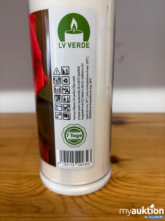 Artikel Nr. 450223 Artikel Nr. 450223: Premium Grabkerze 7 Tage